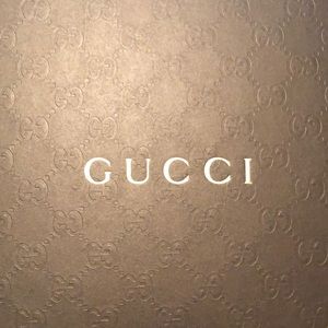 Authentic Gucci hard box